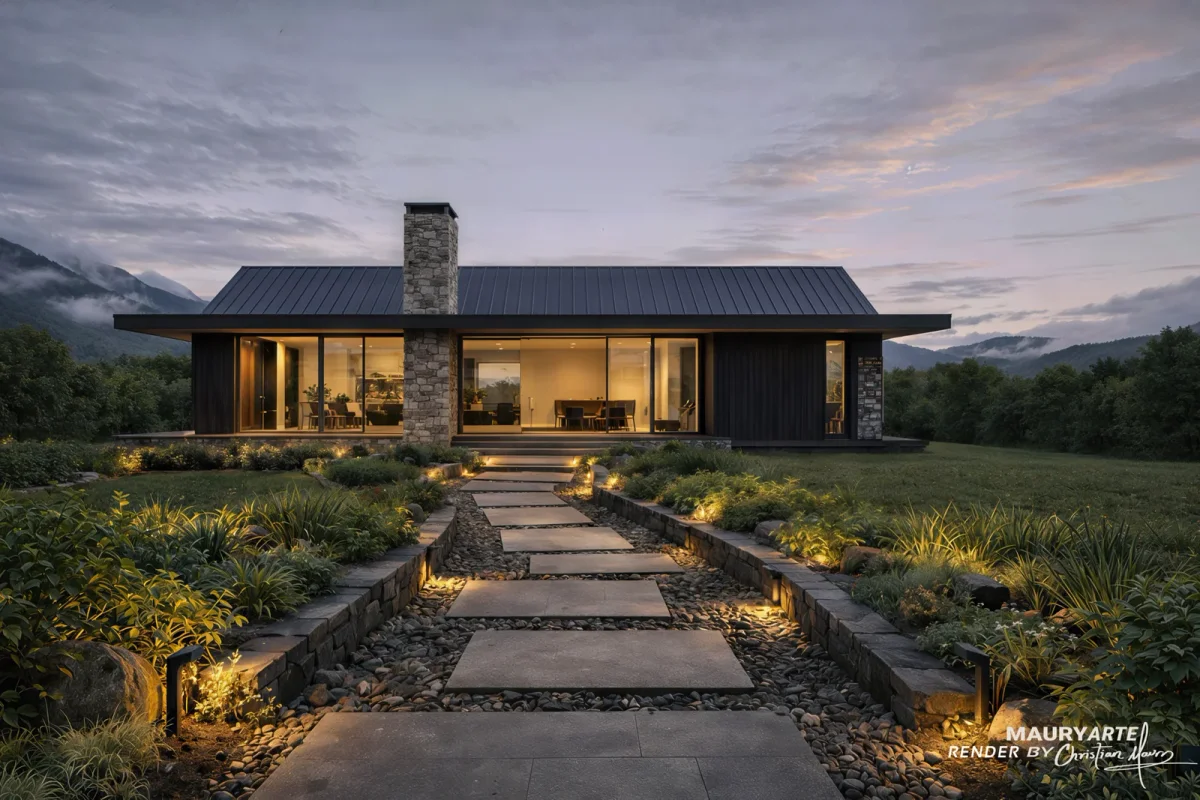 Casa NZ nature integrated luxury lodge by MAURYARTE Architecture