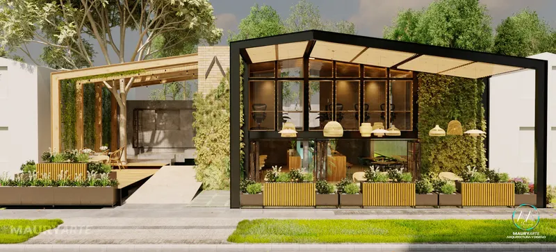 Cafe Manila Coworking hybrid lounge by MAURYARTE Architecture