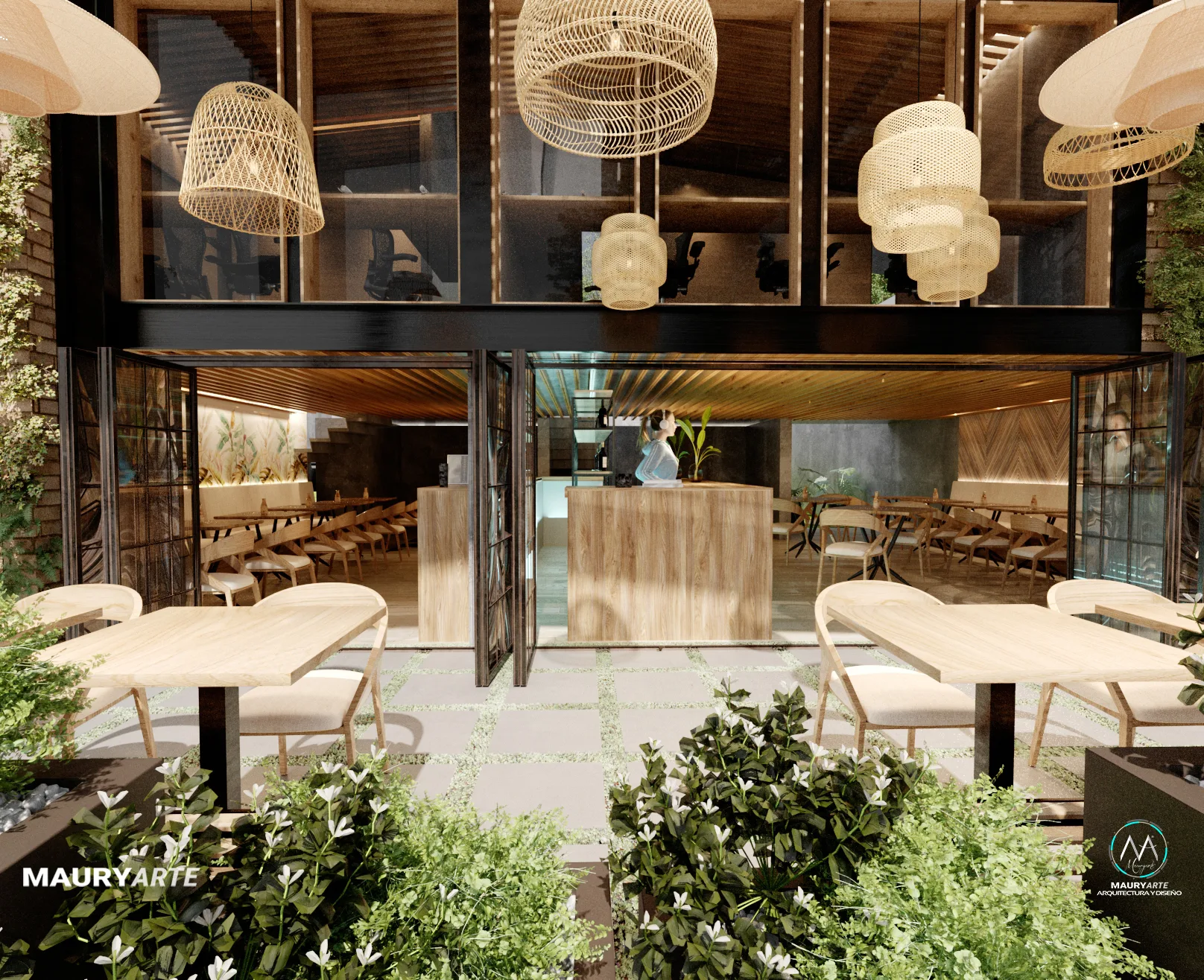 Café Manila Iluminación