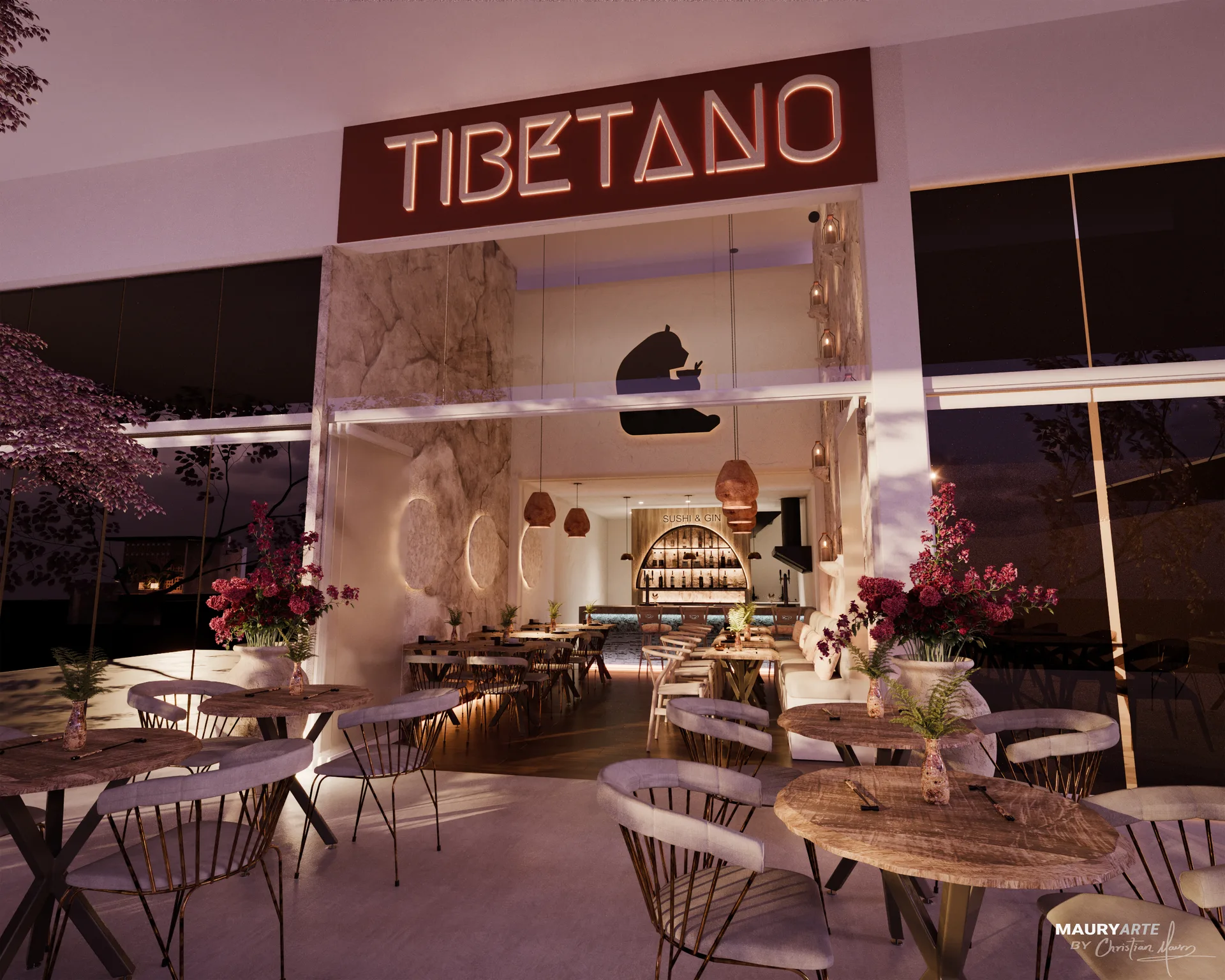 Restaurante Tibetano Detalles