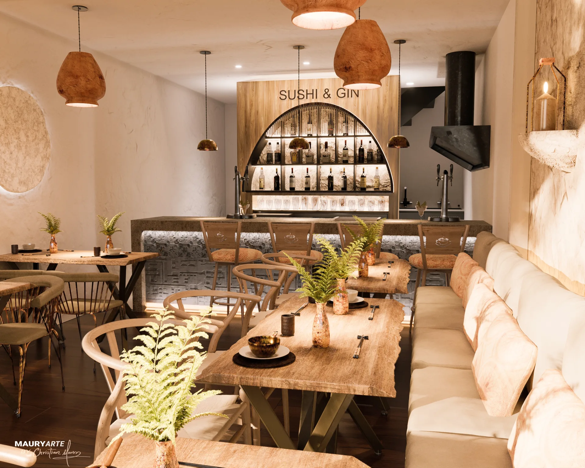 Restaurante Tibetano Comedor